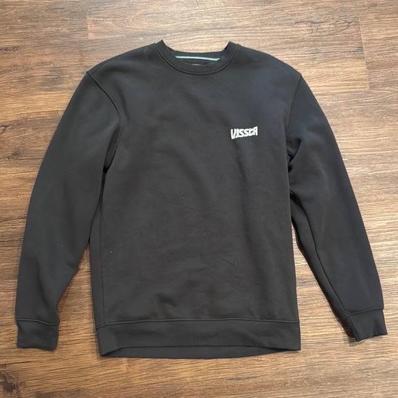 VISSLA Black Crewneck Sweater Relaxed Fit - Picture 1 of 2